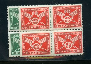 GERMANY  SCOTT# 345/46 BLOCK SET  MINT NEVER HINGED PRISTINE