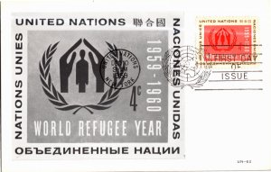 United Nations, New York, Worldwide First Day Cover