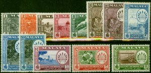 Negri Sembilan 1957-63 Set of 13 SG68-78 Fine LMM