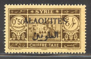 Alaouites Scott J6 MNHOG - 1925 Syrian Overprint Postage Due - SCV $8.00