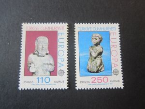 Turkey Turkiye Postalari 1974 Sc 1972-73 set MNH