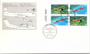 Canada, Worldwide First Day Cover, Aviation