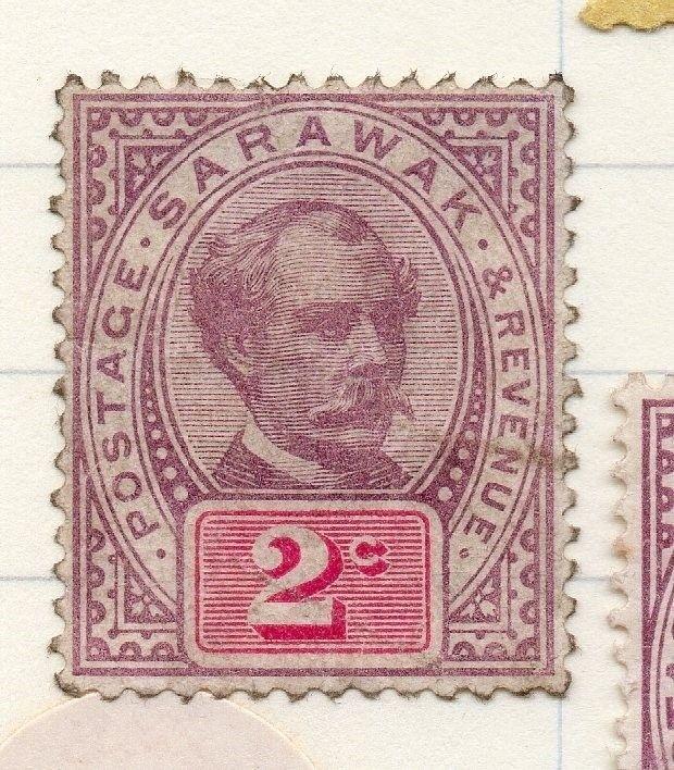 Sarawak 1888 early Brooke Issue used  2c. 196111