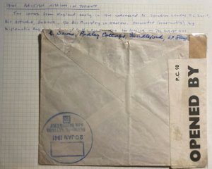 1941 British Troops Mission In Turkey Censored Cover To Harrow England