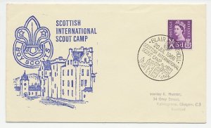 Cover / Postmark GB / UK 1966 Scottish International Scout Camp