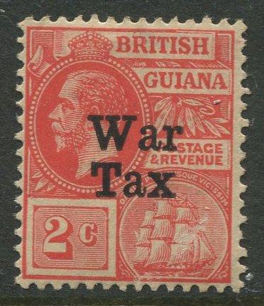 STAMP STATION PERTH British Guiana #MR1 - War Tax MNH Wmk 3 CV$2.00