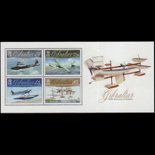 GIBRALTAR 2010 - Scott# 1243 S/S Aviation Cent. NH