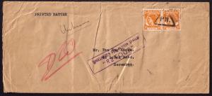 Malaya - Penang # 51 pr Used VF undelivered printed matter