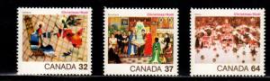 Canada - #1040 -1042 Christmas 1984 set/3 - MNH