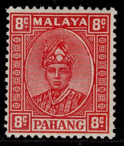 MALAYSIA - Pahang GV SG36, 8c scarlet, LH MINT. Cat £20.