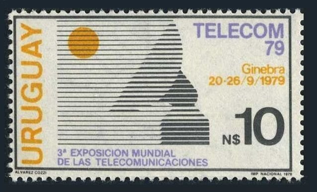 Uruguay 1052, MNH. Mi 1565. Telecom-1979 World Telecommunications Exhibition.