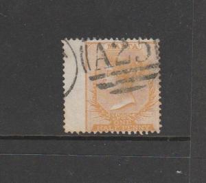 Malta, 1863/81 QV 1/2d Head, wing margin copy Used, 