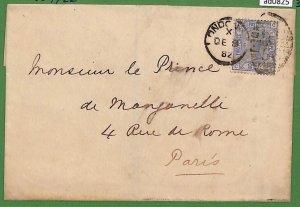 ad0825 - GB - Postal History - SG # 157/22 on COVER  to FRANCE - 1882