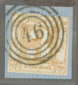 Thurn & Taxis #20 Used Single