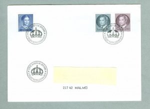 Sweden. FDC 1981.  King Carl XVI Gustaf And Queen Silvia.  CZ Slania. Address