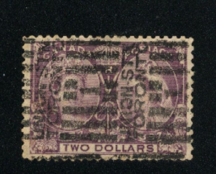 Canada #62  used  VF 1897   PD