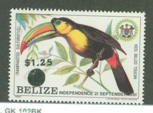 Belize #428 Mint (NH) Single (Bird)