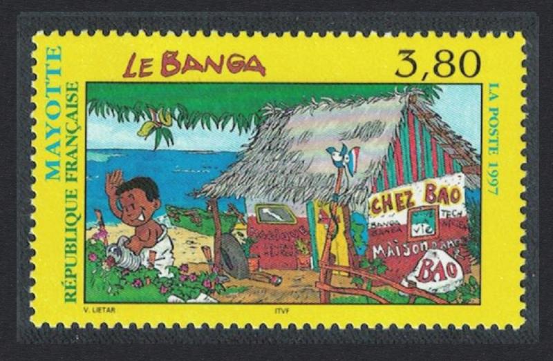 Mayotte Native Dwelling Le Banga 1997 MNH SG#53