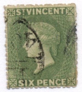 ST VINCENT #14B, Used, Scott $55.00