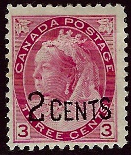 Canada SC#88 Mint F-VF hr SCV$32.50...Worth a Close Look!