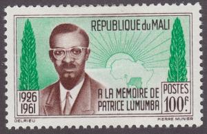 Mali 34 Patrice Lumumba 1962