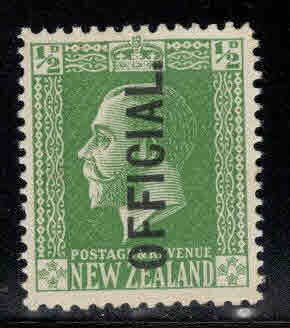 New Zealand Scott o41 MH* Official stamp