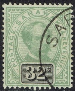 SARAWAK 1888 RAJA BROOKE 32C USED