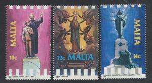 MALTA SC# 715-17 F-VF U 1988