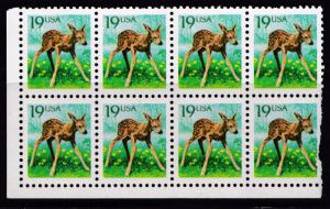 United States 1990 19cent Fawn Dealer Wholesale Lot  VF/NH(**)