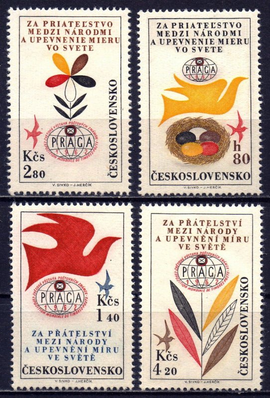 Czechoslovakia. 1962. 1341-44. Philatelic exhibition. MNH. 