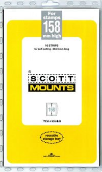 Scott Mounts Black 158mm STRIP 265mm, (Pgk. 10)(00959B)