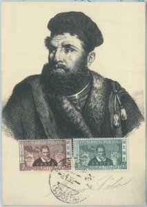 81193 - ITALY - Postal History -  MAXIMUM CARD -  MARCO POLO Navigator 1955