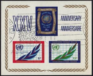 United Nations - 1970 - Scott #212 - used - 25th Anniversary