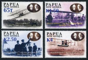 Papua New Guinea 1084-1089,MNH. Powered Flight-100,2003.Orville & Wilbur Wright
