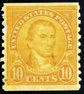 US #603 MNH F/VF 10c Monroe 1924 [U5.8.2]