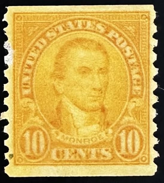 US #603 MNH F/VF 10c Monroe 1924 [U5.8.2]