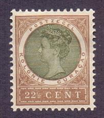 Curacao 1903 MH Wilhelmina 22 1/2 cent   #