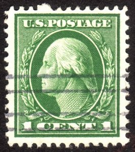 1912, US 1c, Washington, Used, Very nice centered, Sc 405