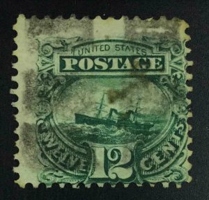 MOMEN: US STAMPS #117 USED LOT #54327