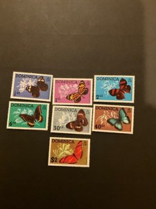 Stamps Dominica Scott #427-33 never hinged