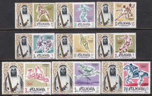 006 - Fujeira - Olympic Games - Tokyo 1964 - MNH Set