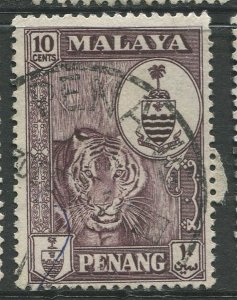 STAMP STATION PERTH Penang #61 Crest Definitive Used 1960