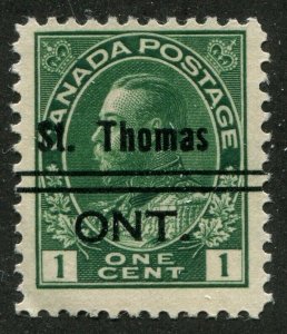 Canada Precancel ST. THOMAS 1-104