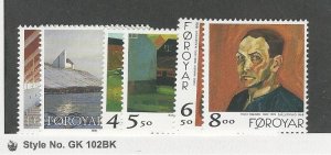 Faroe Islands, Postage Stamp, #344-349 Mint NH, 1998, JFZ