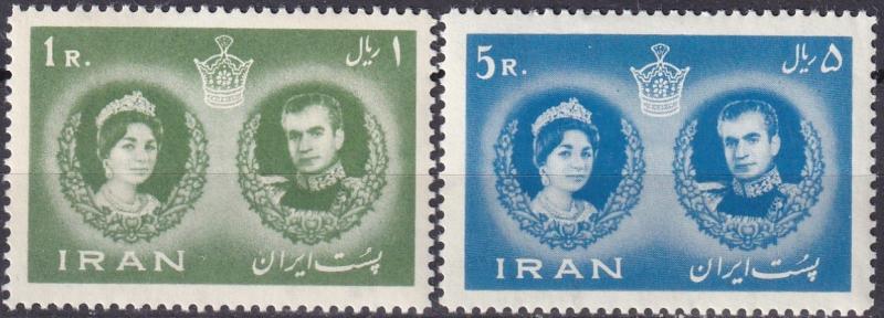 Iran #1164-5  F-VF Unused CV $15.00 (A19333)