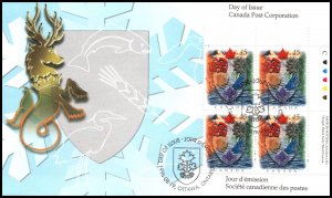 Canada 1614 Plate Block U/A FDC