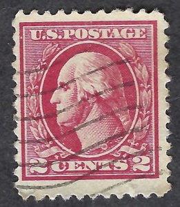 United States #528 2¢ George Washington, Type Va Carmine. Perf. 11. VF Used.