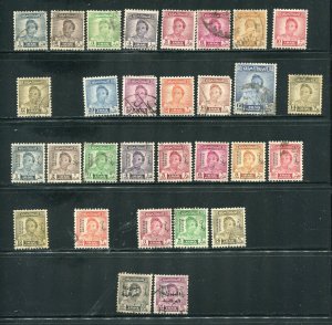 Iraq 110-18, 120-24, 135, O123-31, O135, O143-45, O168, 170 Faisal II Used Stamp