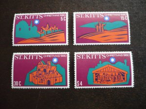 Stamps - St. Kitts - Scott# 45-48 - Mint Never Hinged Set of 4 Stamps