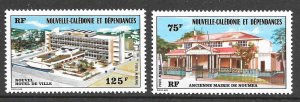 NEW CALEDONIA Sc C134-5 NH ISSUE OF 1976 - OLD CITY